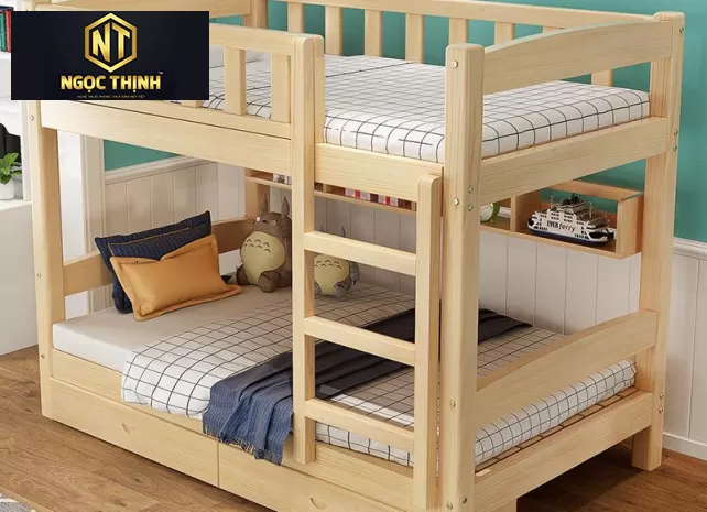 giường tầng có thiết kế đơn giản